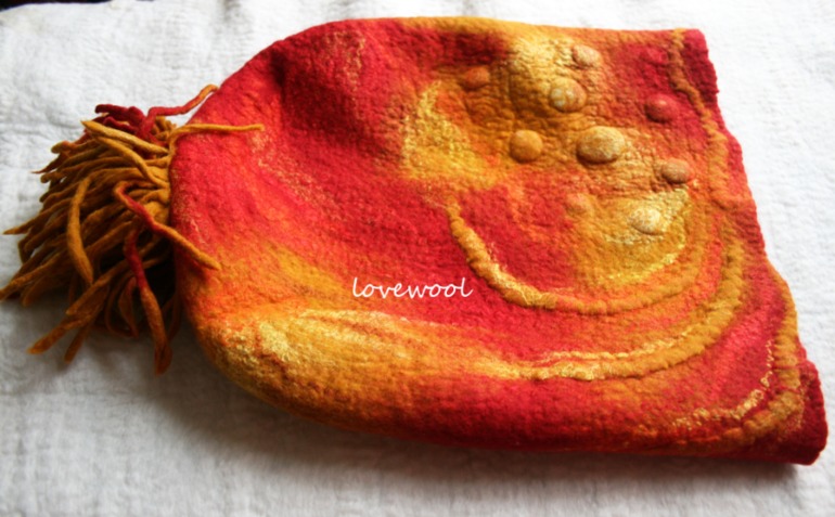 валяный комплект для Катюшки "ягодный чай"