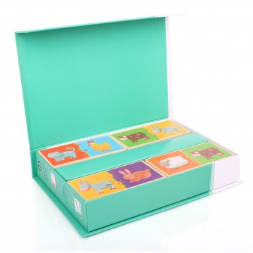 Пристрою Новые игрушки DJECO Макси домино ,  Тропическая рыбалка, Дер. Магниты Ферма, Пазлы