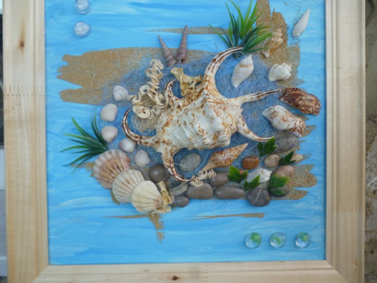 Панно на морскую тему