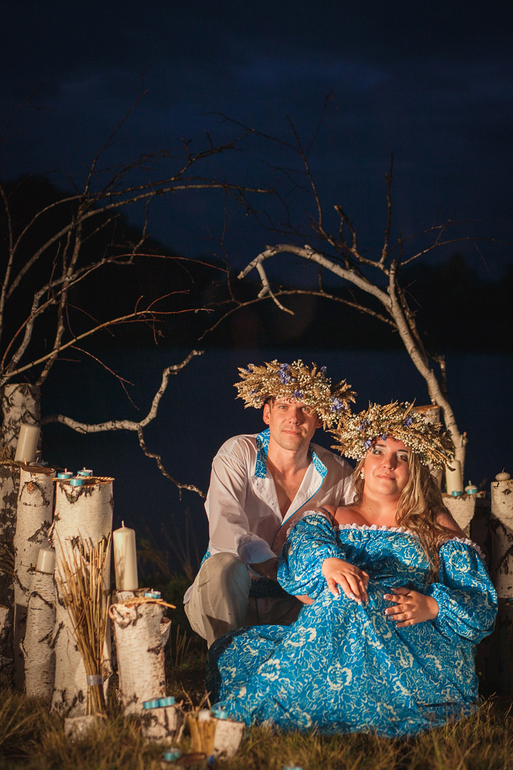 Ситцевая свадьба Елены и Алексея