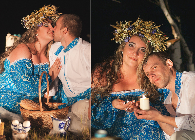 Ситцевая свадьба Елены и Алексея