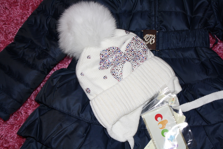 Пальто BORELLI + шапочка Chobi  7500!!