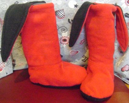 Тапки - зайки для Папупси