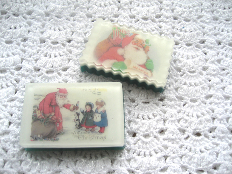 Материалы для декупажа в обмен на новогоднее мыло