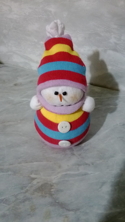 Новогодняя поделка в садик)))