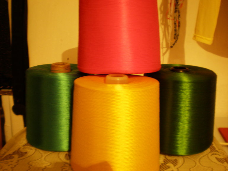 .пряжа бобинная вискоза.16/2