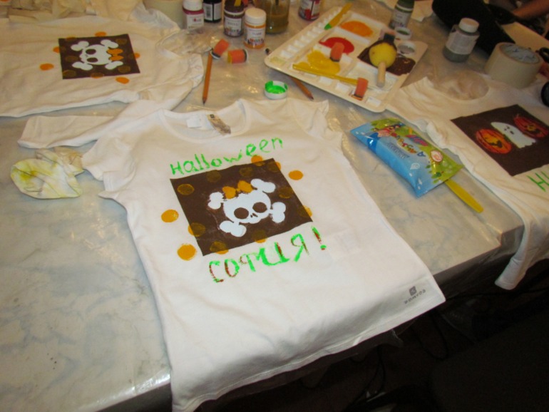 Футболки на хэллоуин.