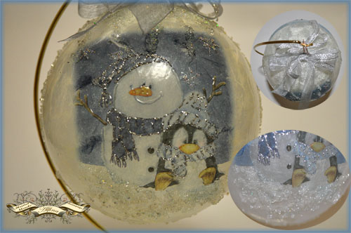 Большие интерьерные новогодние игрушки.