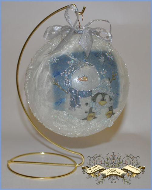 Большие интерьерные новогодние игрушки.