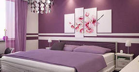 Фиолетовая спальня!!!