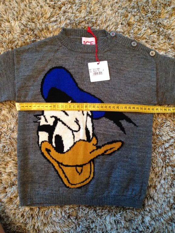Свитерок ICEBERG р. 4 года, джинсовые бриджи LEVIS р. 3 года. РЕГИОН