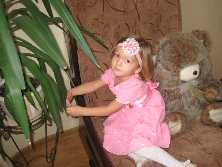 Новое дыхание платья доченьки.