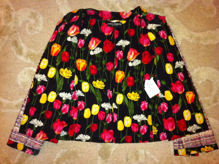 Абсолютно новый твидовый жакет Dolce&Gabbana; на 44р-р
