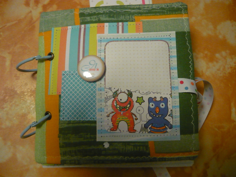 Мини альбомчик , сделанный с племяшем)