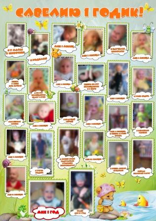 Плакаты к Дню Рождения Вашего крохи!