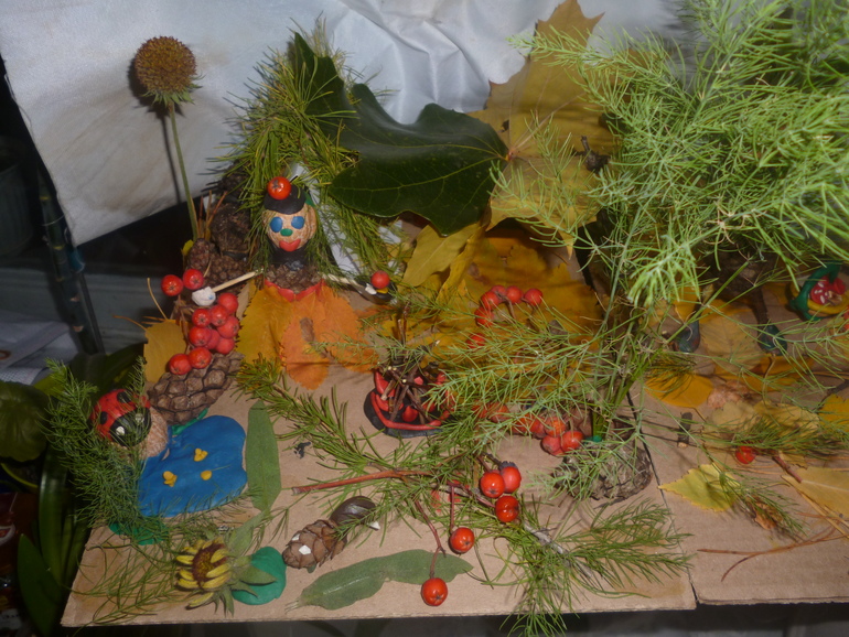 И наша поделка в сад