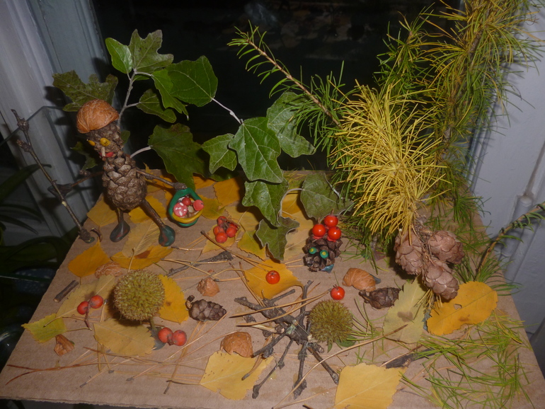 И наша поделка в сад