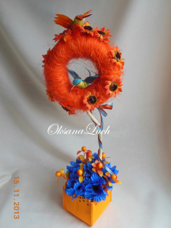 Фантазийное деревце "Солнце и небо".