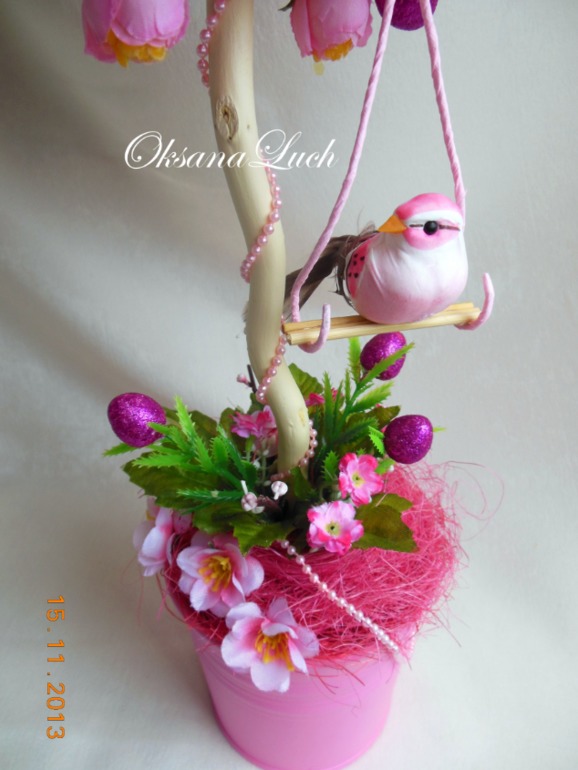 Фантазийное деревце "Малиновки заслышав голосок".