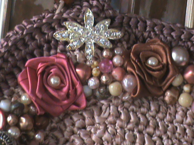 Сумочка из лент....