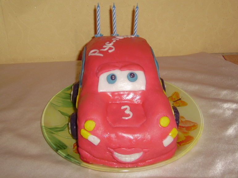 Первые тортики из мастики