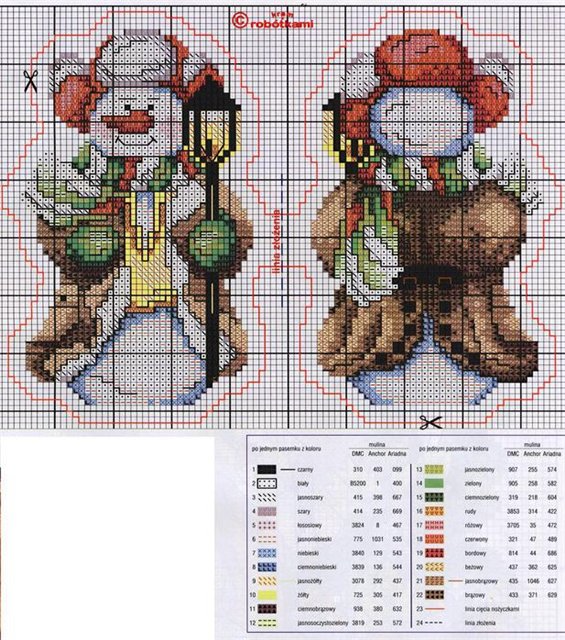 Делюсь новогодними схемками)) Елочные украшения...