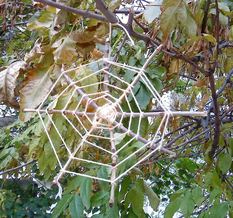 Осенняя паутинка...