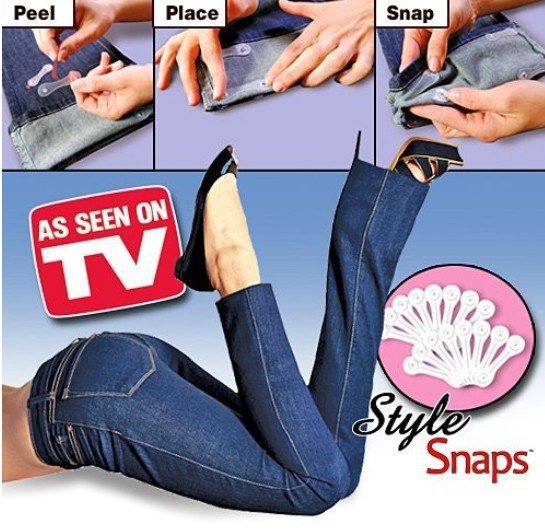 Клипсы для брюк Невидимка 100 руб ( за упаковку 16шт)