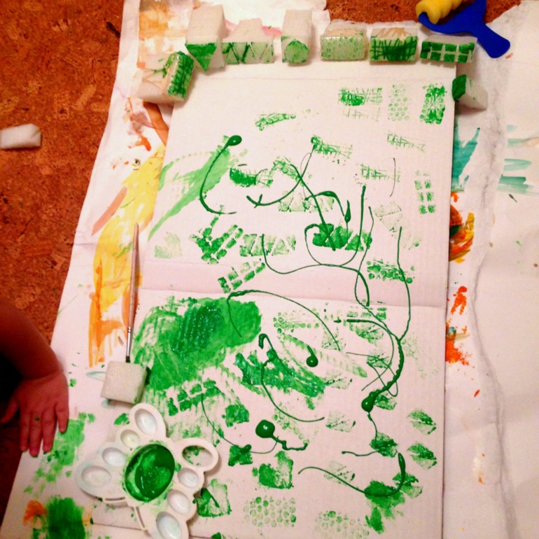 Заготовочка для елки + самодельные штампы