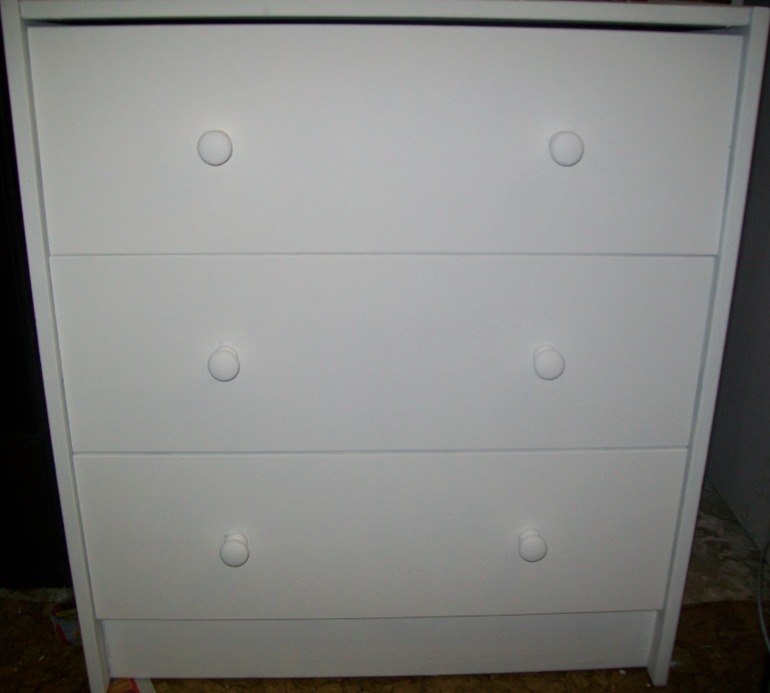 РАСТ Комод ( покрасила в белый)