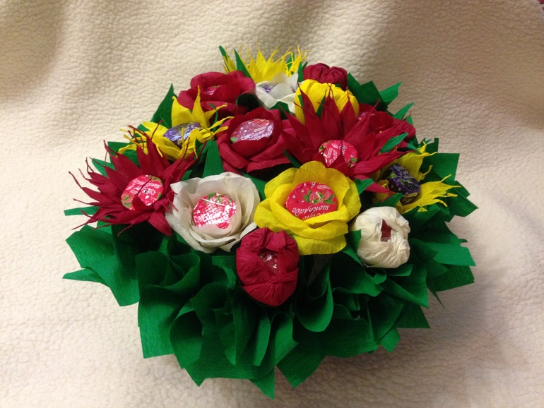 Первый букетик!