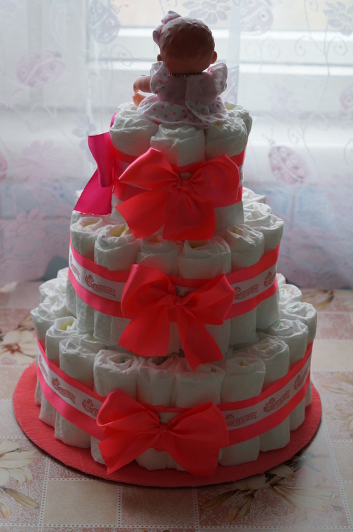 Делаю торы из памперсов))