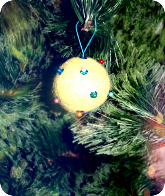 Новогодние шары из стиральной машины)