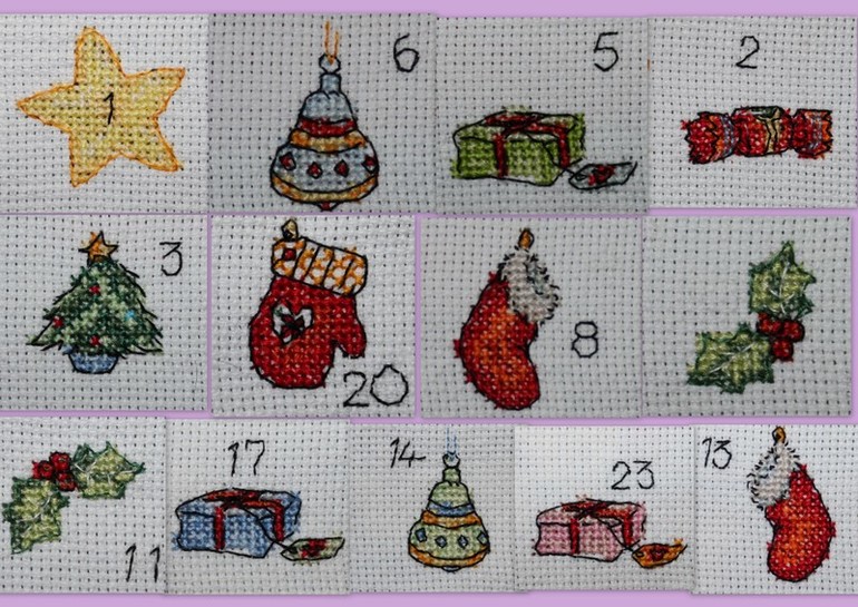 Новогодний адвент календарь.