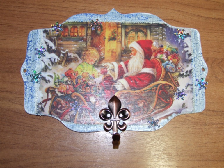 Новогодняя ключница