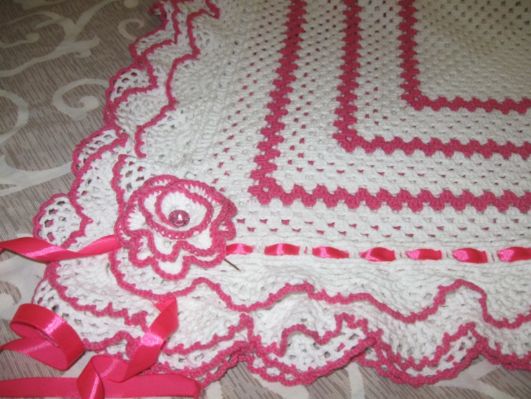 Пледик в подарок племяшке!!!