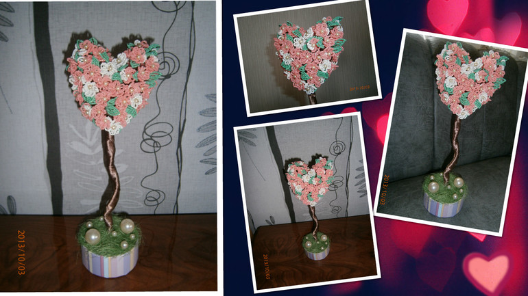 Дерево в виде сердца