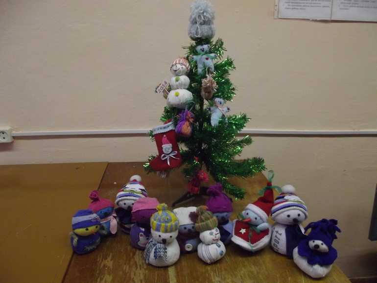 Ну и мы со снеговиками!