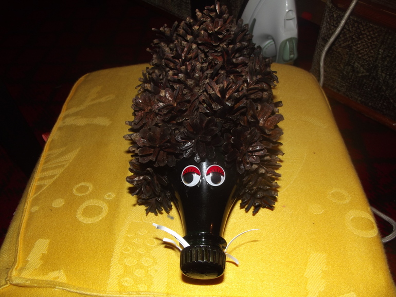 Наш осенний ёж.