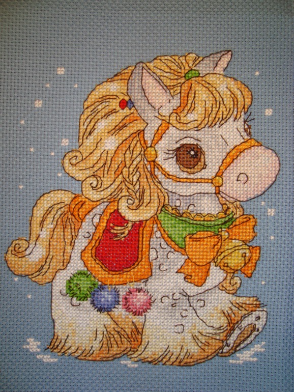 Новогодняя лошадка