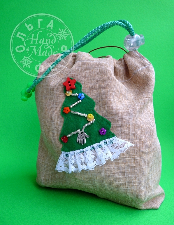 Набор елочных игрушек из фетра