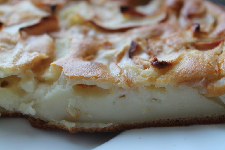 Пирог яблочный на кефире.