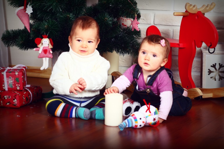 Новогодняя тфп съемка в студии.