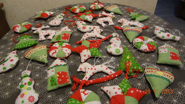 Елочные игрушки.