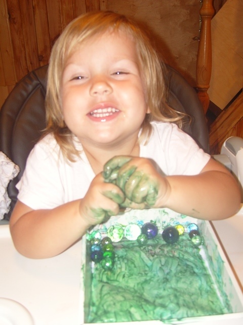 Рисование шариками марблс