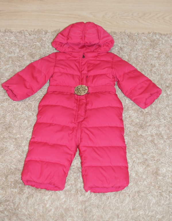 Пуховый зимний комбинезон Ralph Lauren 12мес
