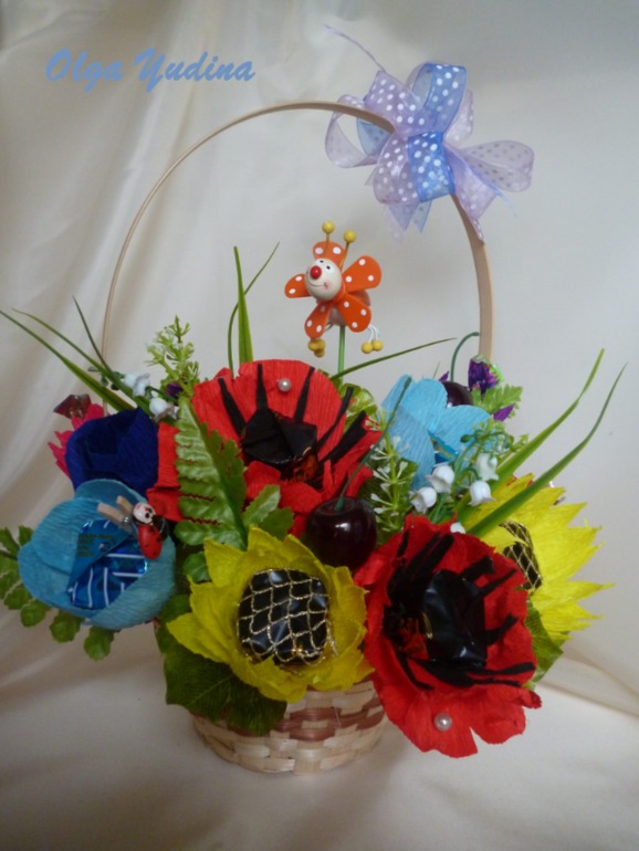 Летняя и корзинка и первый блин...точнее ананас