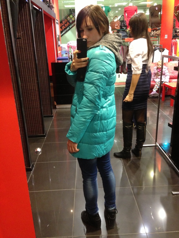 Пуховик на осень