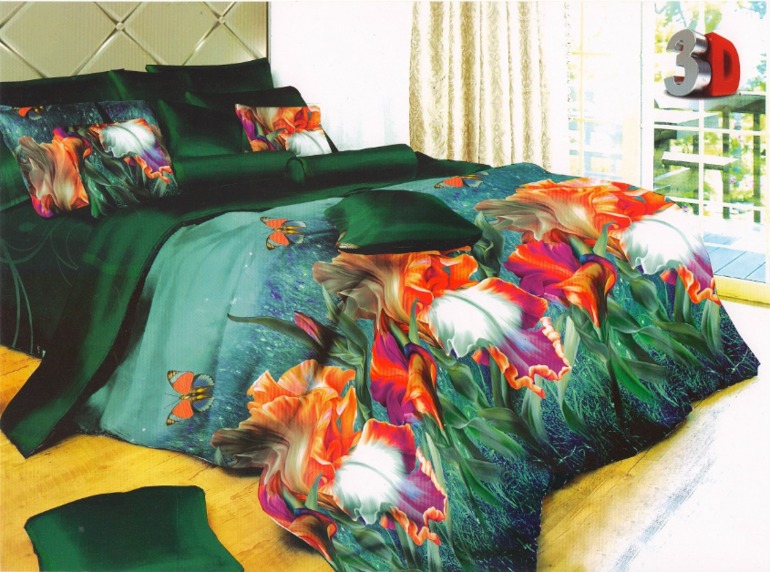 1200 руб двуспальное 3D постельное белье