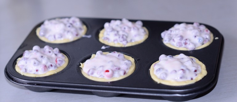 Корзиночки с брусникой